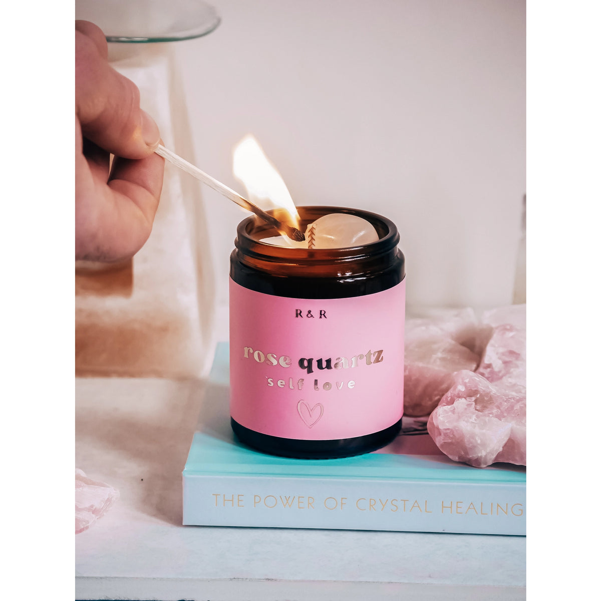 Crystal Candle Natural Vibez