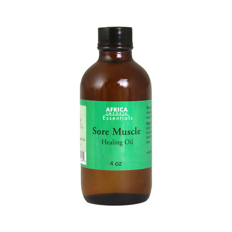 Sore muscle healing oil