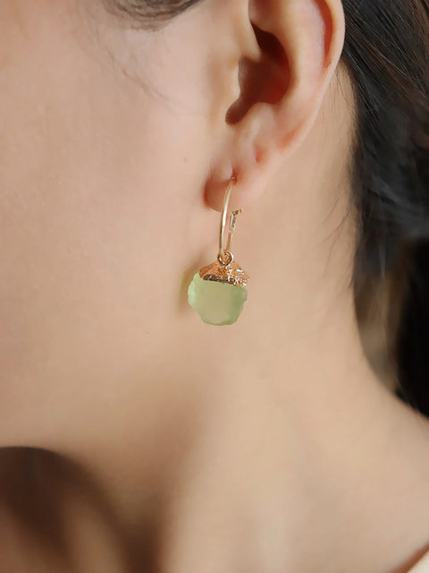 Crystal Stone Simple Earrings
